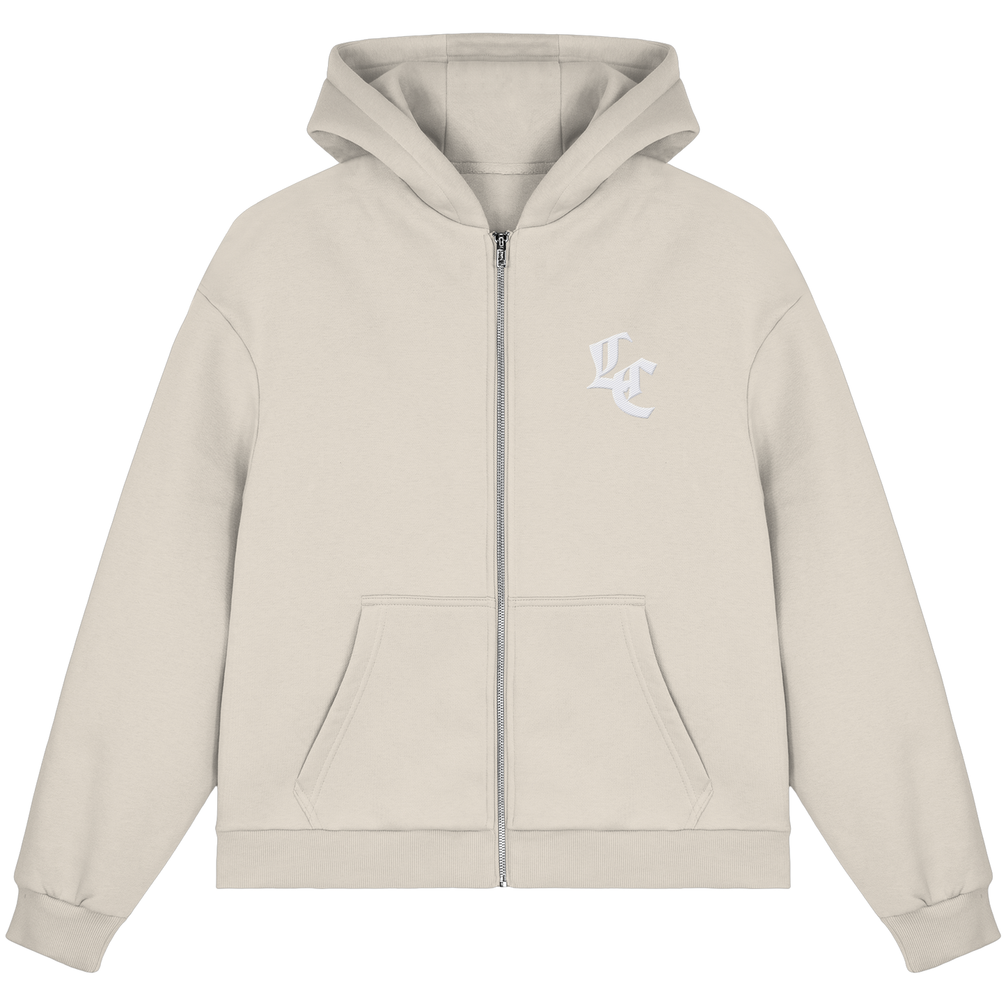 L.C. COTTON JOGGER TOP - BASIC ZIPPER